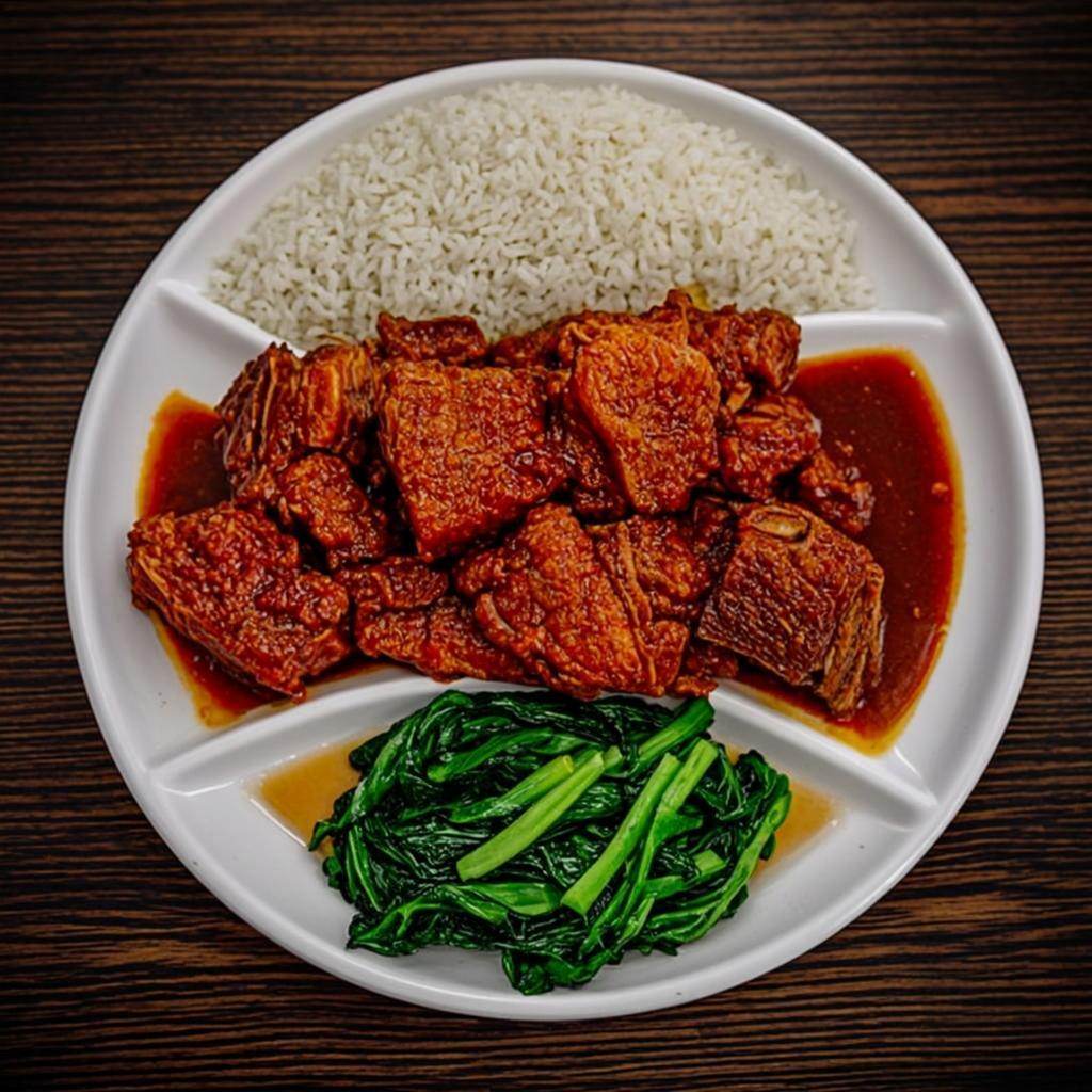 今日餐牌 — 兩餸三餸飯盒